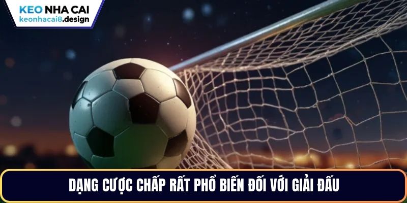 Dạng cược chấp rất phổ biến đối với giải đấu