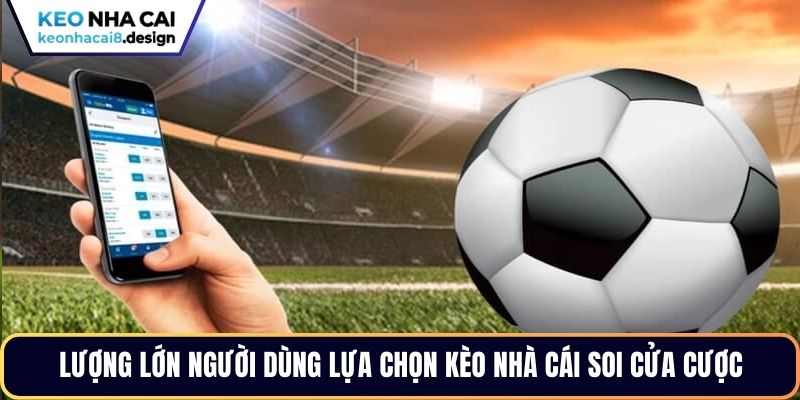 Lượng lớn người dùng lựa chọn Kèo Nhà Cái soi cửa cược